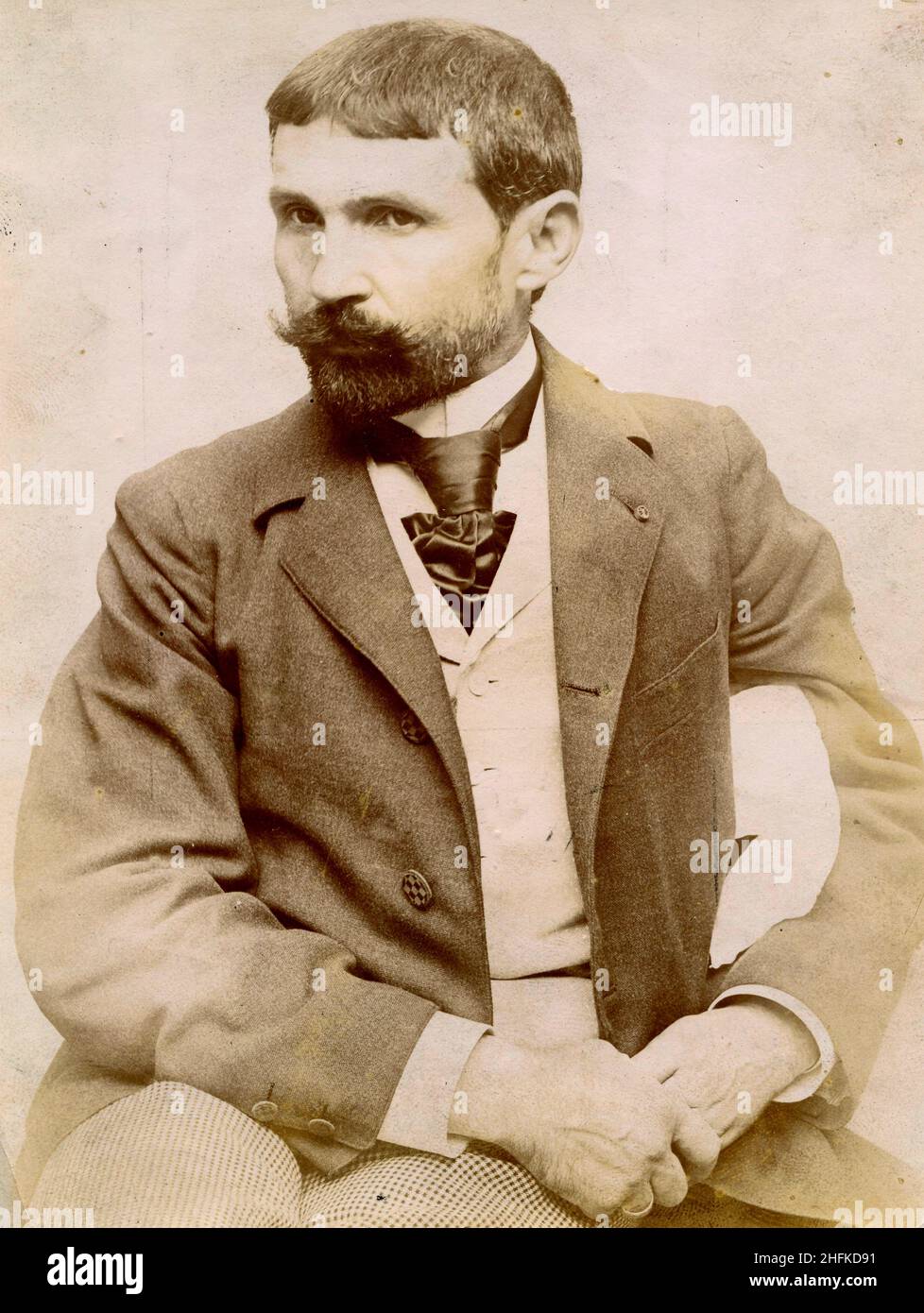 portrait de Pascal Adolphe Jean Dagnan, dit Dagnan-Bouveret -1852 -1929,  peintre français. Stock Photo