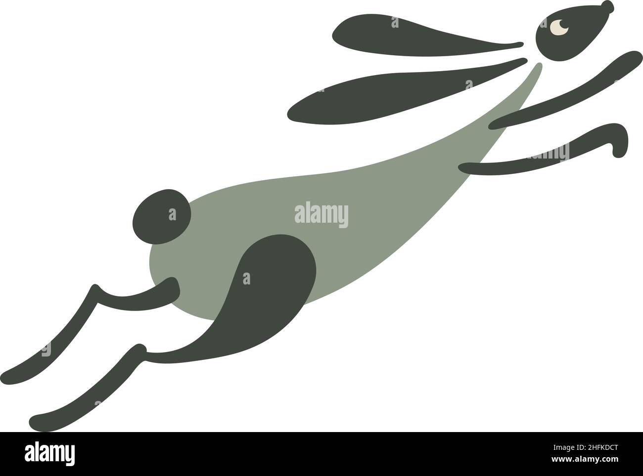 Funny Rabbit for your design. Vector illustration Stock Vector Image ...