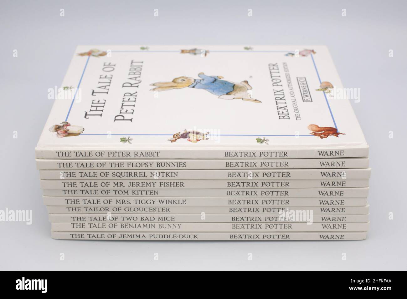 A collection of books by Beatrix Potter Stock Photo Alamy