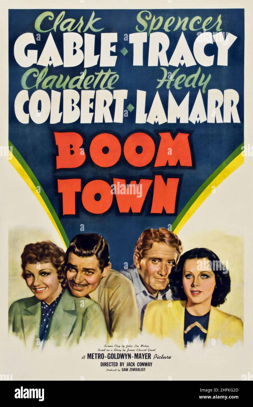 BOOM TOWN (1940), directed by JACK CONWAY. Credit: M.G.M. / Album Stock Photo