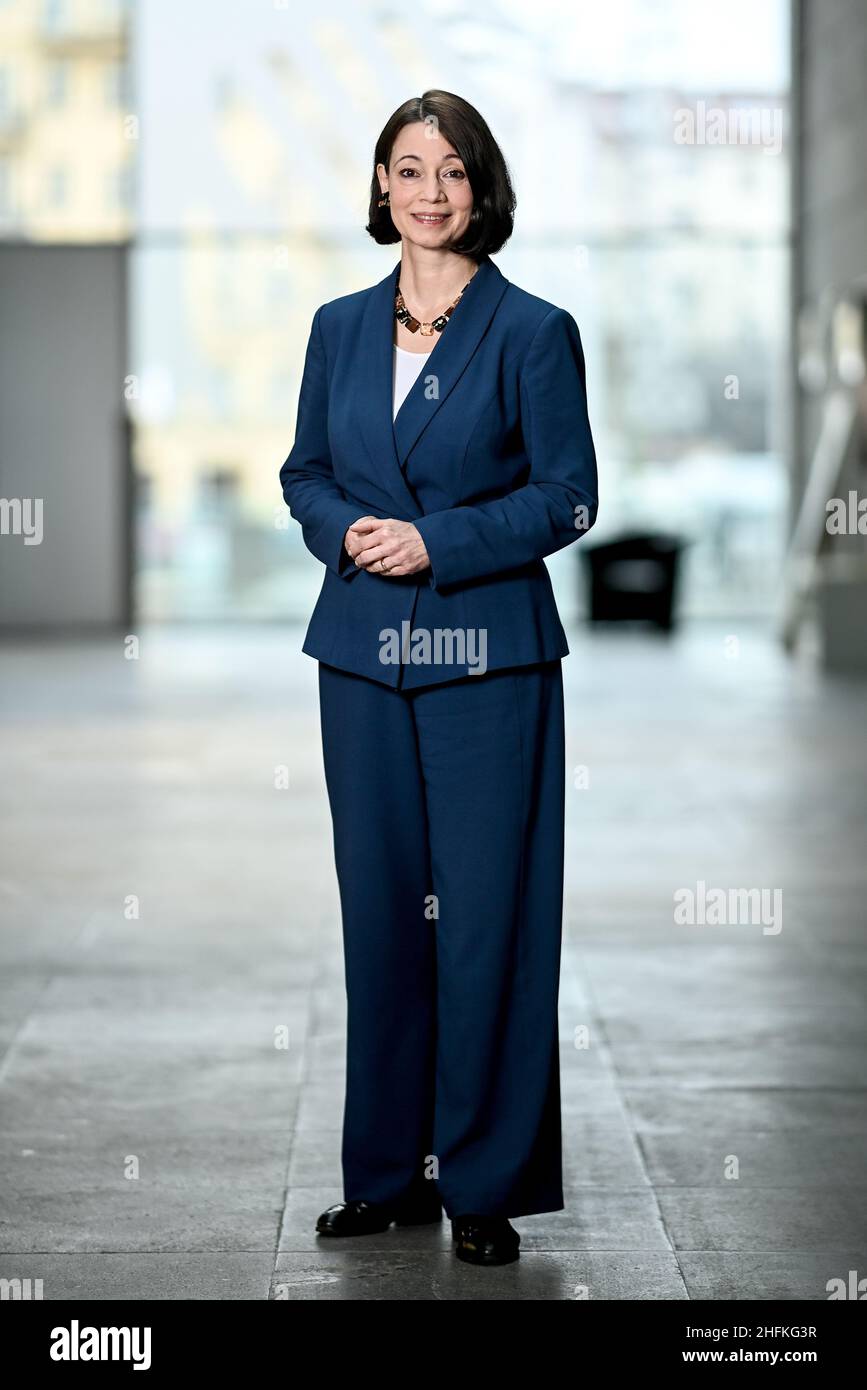 Berlin, Germany. 13th Jan, 2022. Angelika Schlunck (FDP), State Secretary  at the Federal Ministry of Justice,