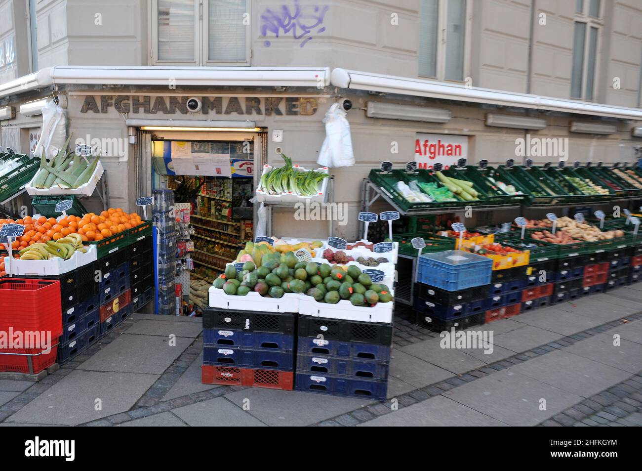 Copenhagen/Denmark./17 January 2022/ Afgan marked is asian grocery food