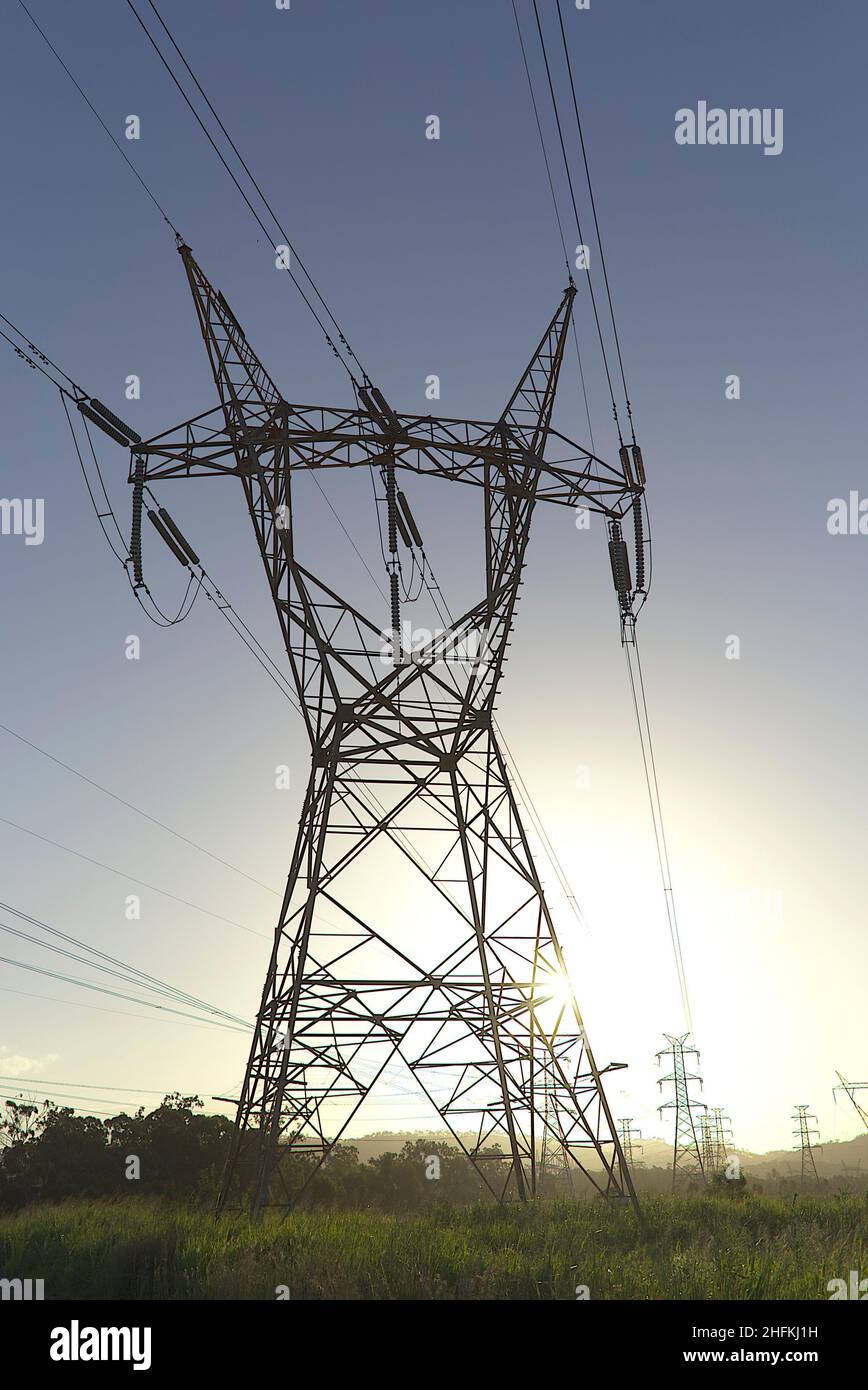 High voltage electricity lines hires stock photography and images Alamy