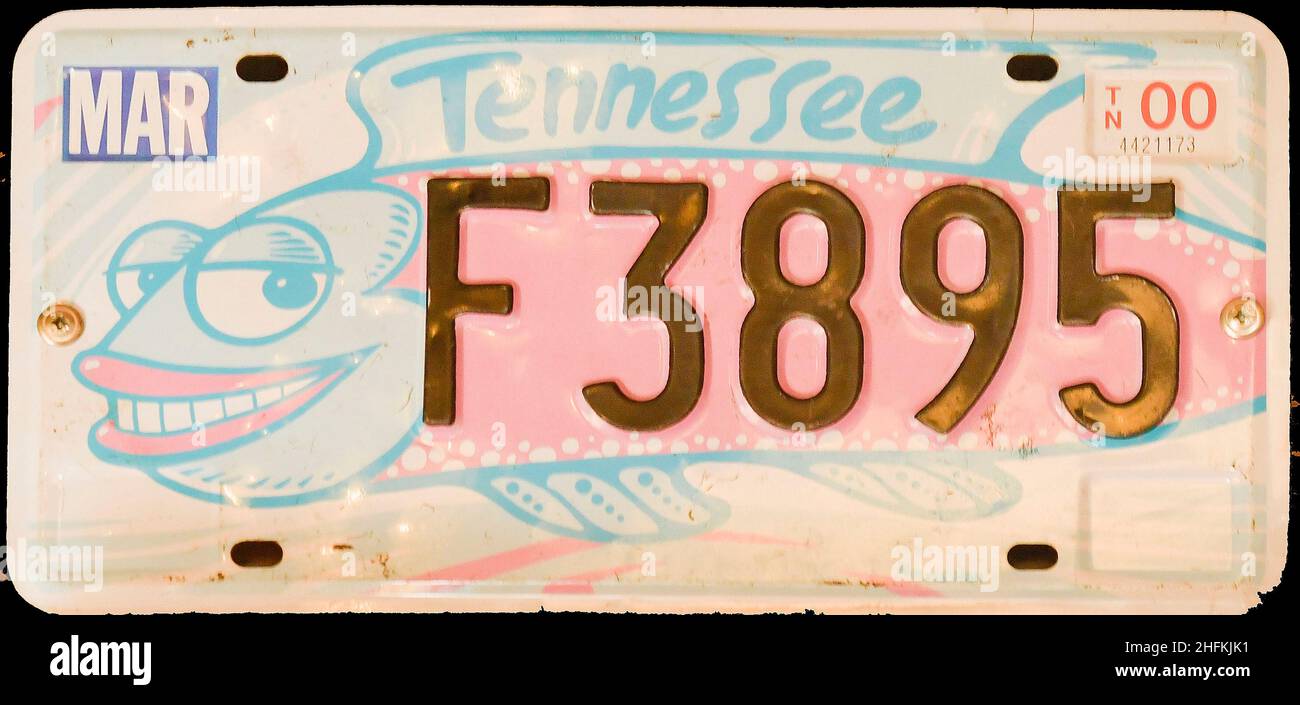 Metal signs for vehicles Car registration plates Stock Photo Alamy