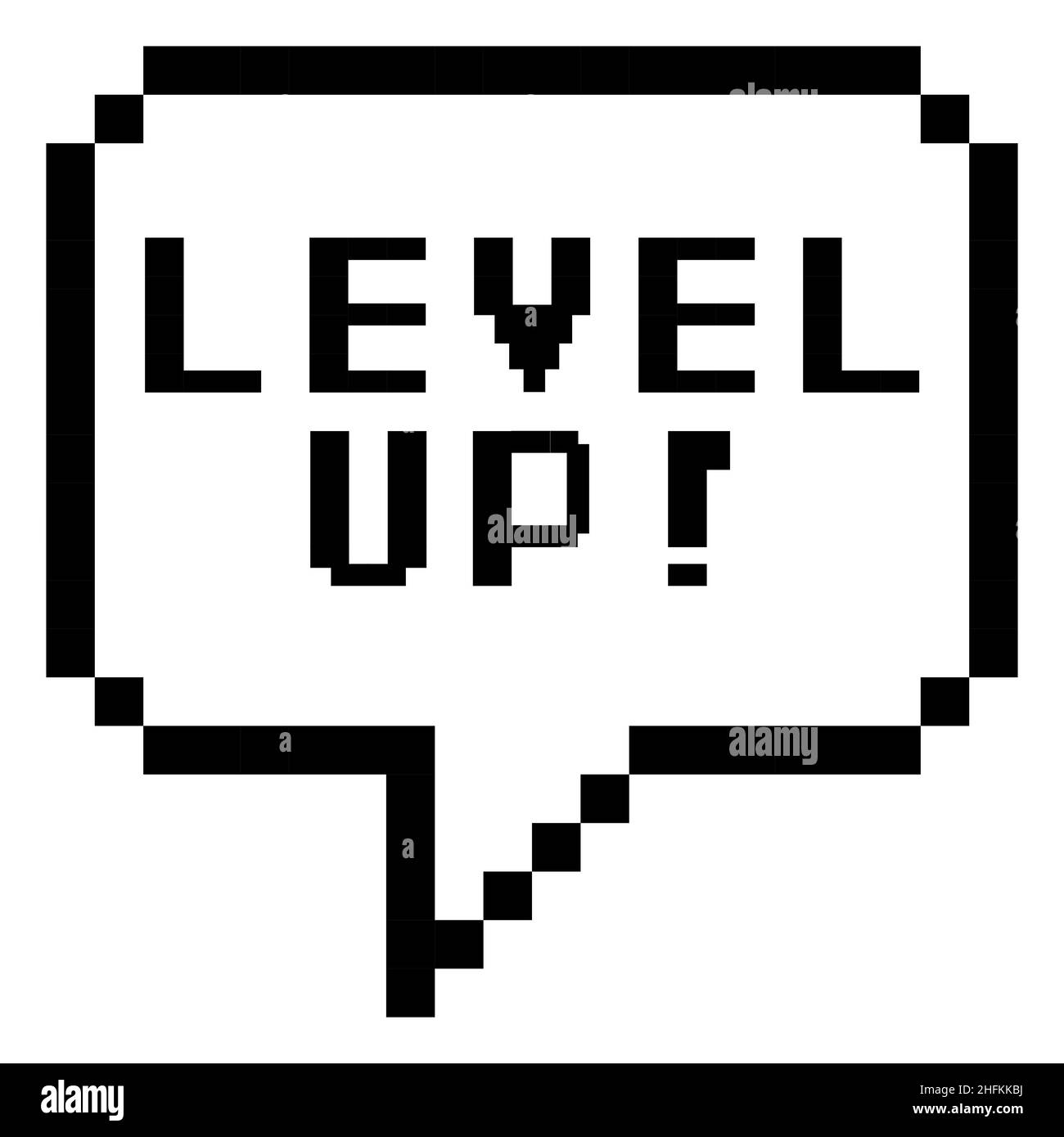Design of level up icon Stock Vector