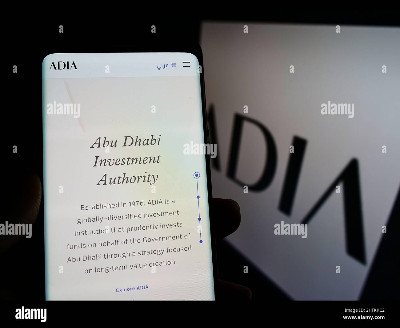 The abu dhabi sovereign wealth fund hi-res stock photography and images