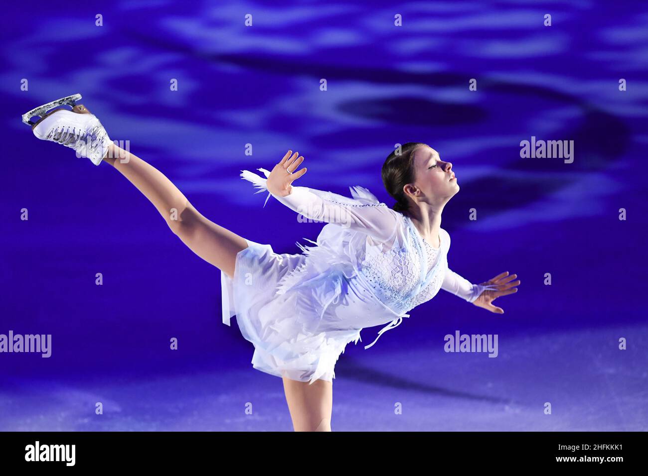 Anna SHCHERBAKOVA (Russia), during the Exhibition Gala, at the ISU European Figure Skating Championships 2022, at