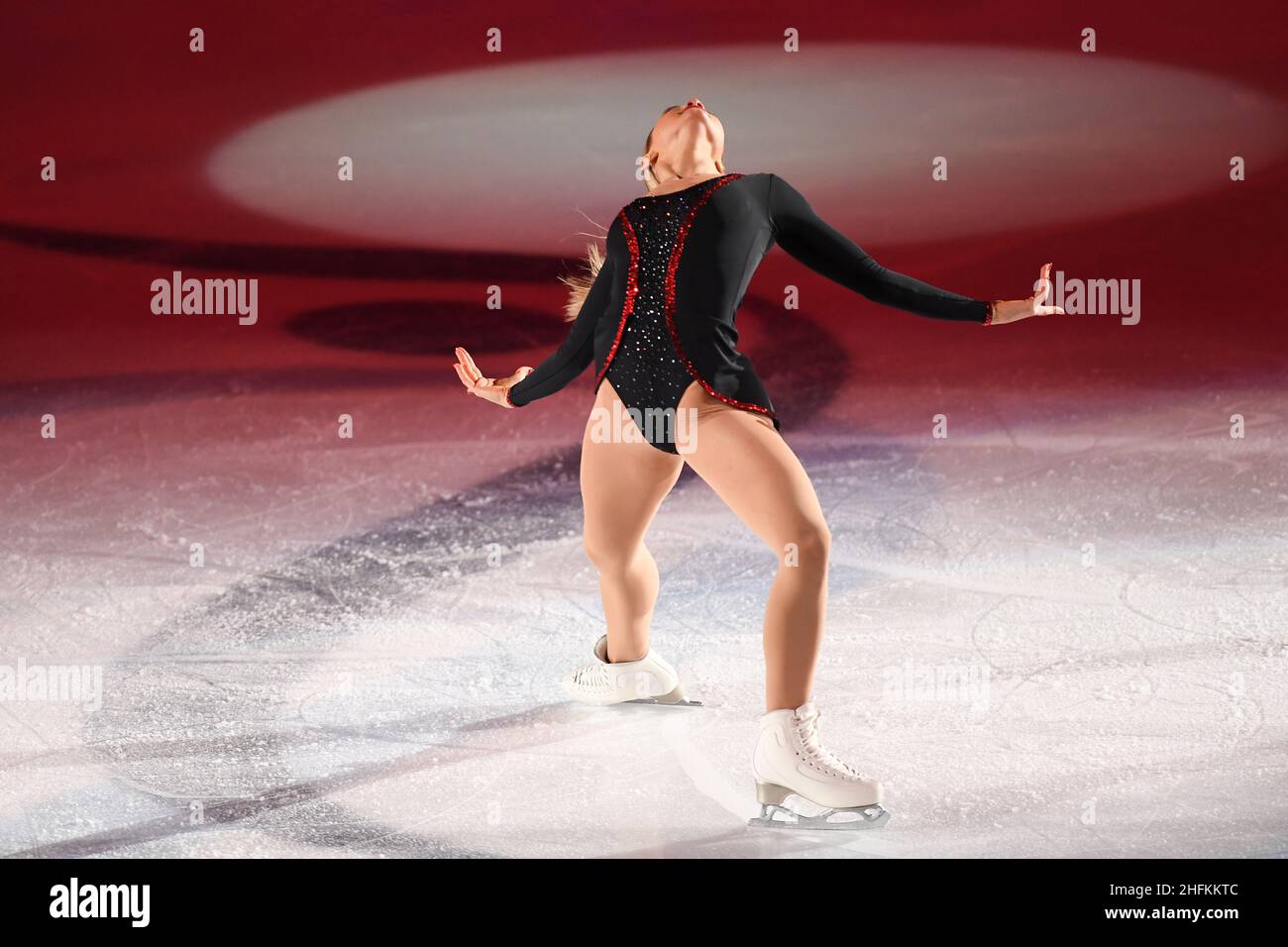 Loena HENDRICKX (BEL), during the Exhibition Gala, at the ISU European