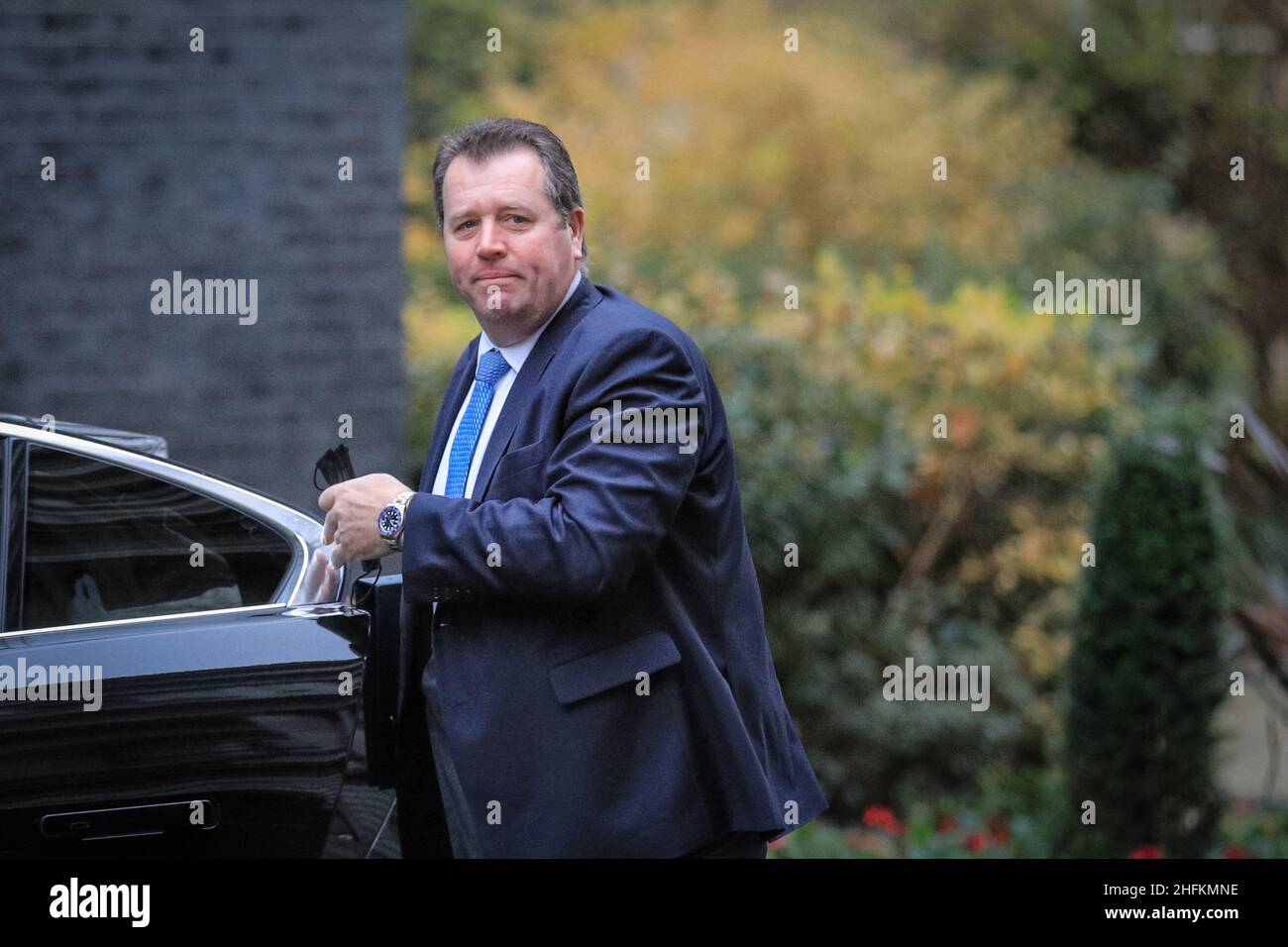 Mark Spencer MP, Parliamentary Secretary to the Treasury, British Conservative Party politician and Chief Whip, in Downing Street, London Stock Photo