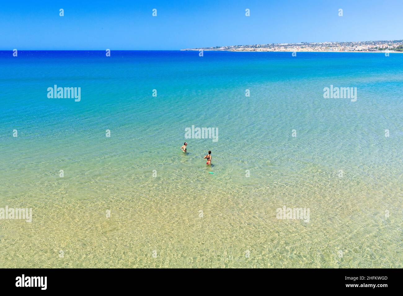 Spiaggia della Mannara, Sicily, Italy Stock Photo