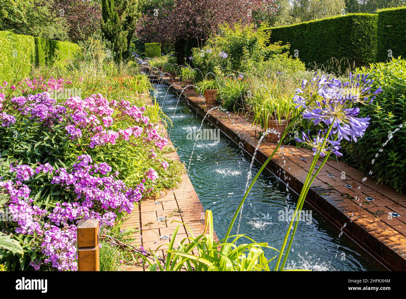 The Alhambra speciality garden at Roundhay Park, Leeds, West Yorkshire UK Stock Photo