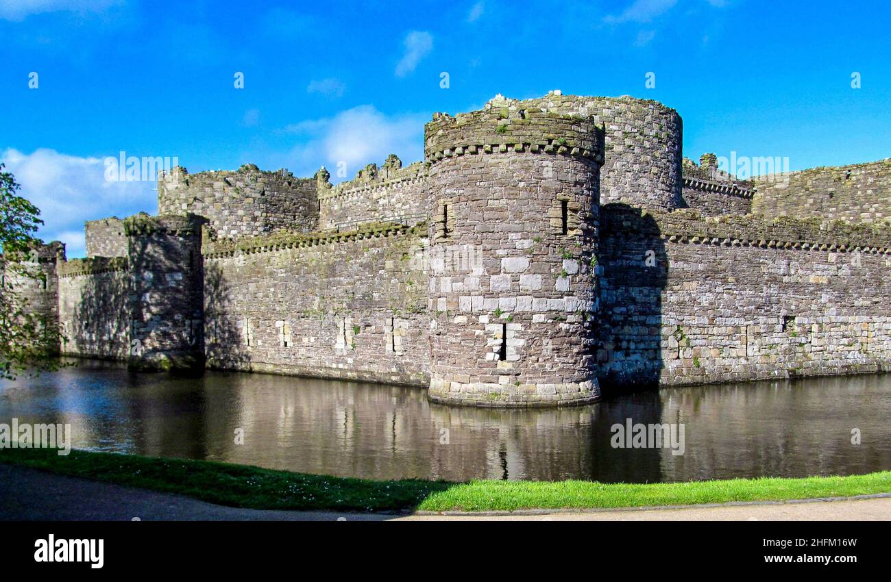 Beaumaris Castle Anglesey Stock Photo