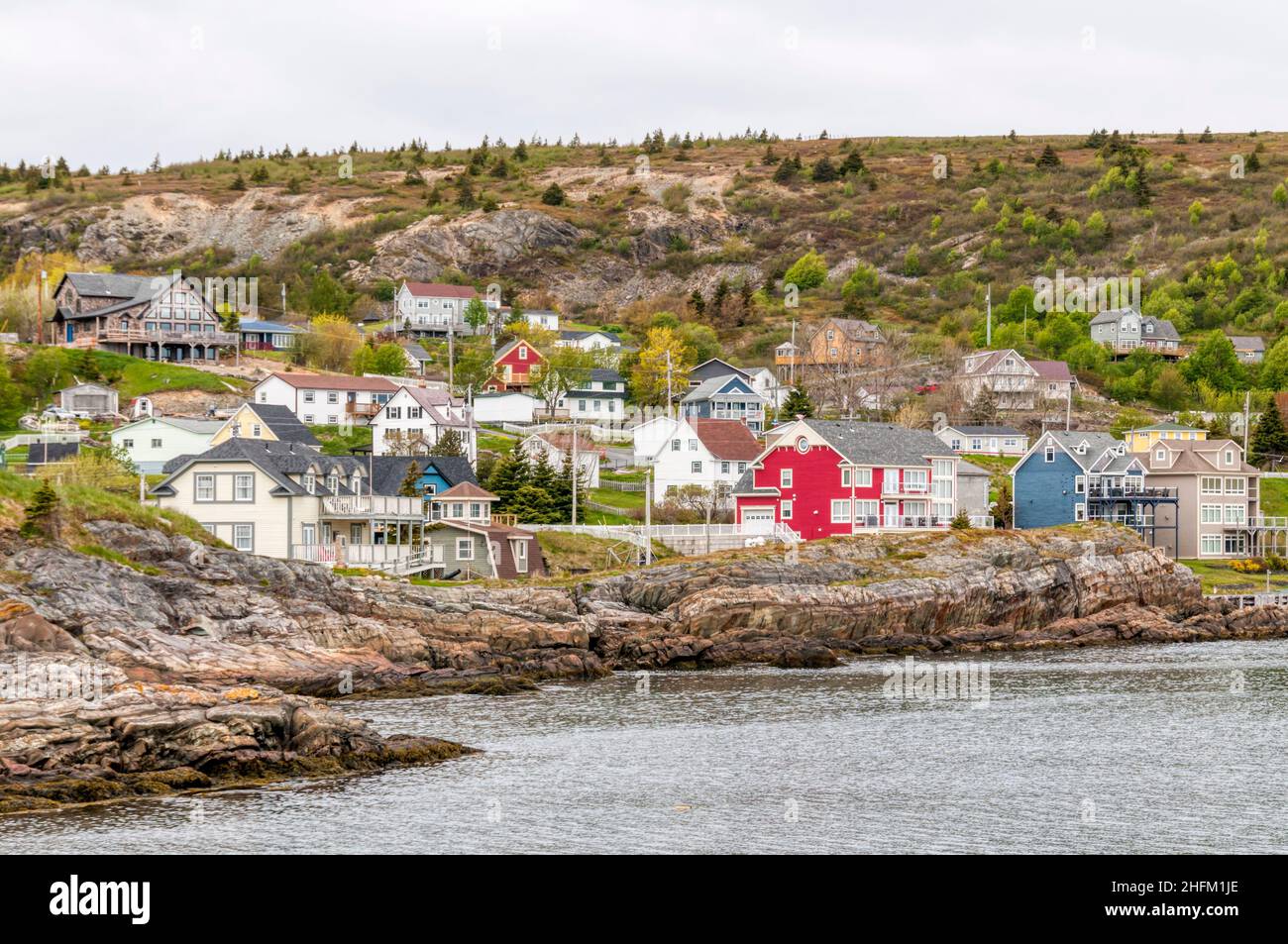The small town of Brigus on the Avalon Peninsula in Newfoundland, Canada. Stock Photo