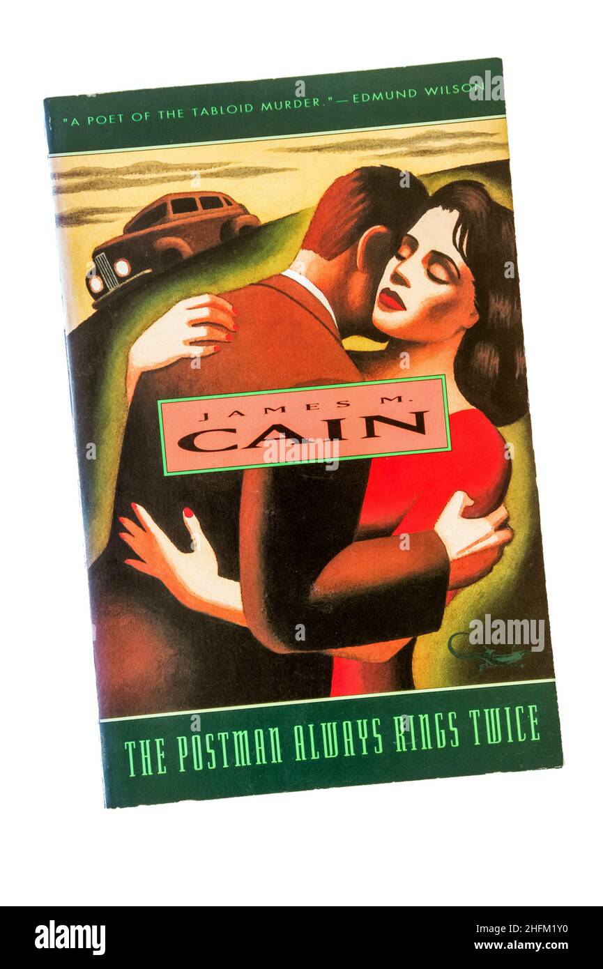 A paperback copy of The Postman Always Rings Twice by James M. Cain.  First published in 1934. Stock Photo