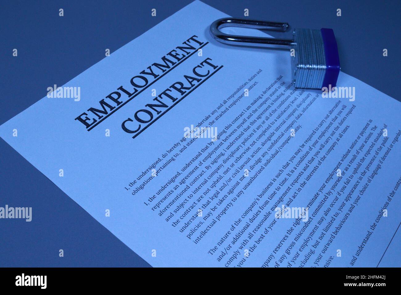 Employment obligation hi-res stock photography and images - Alamy