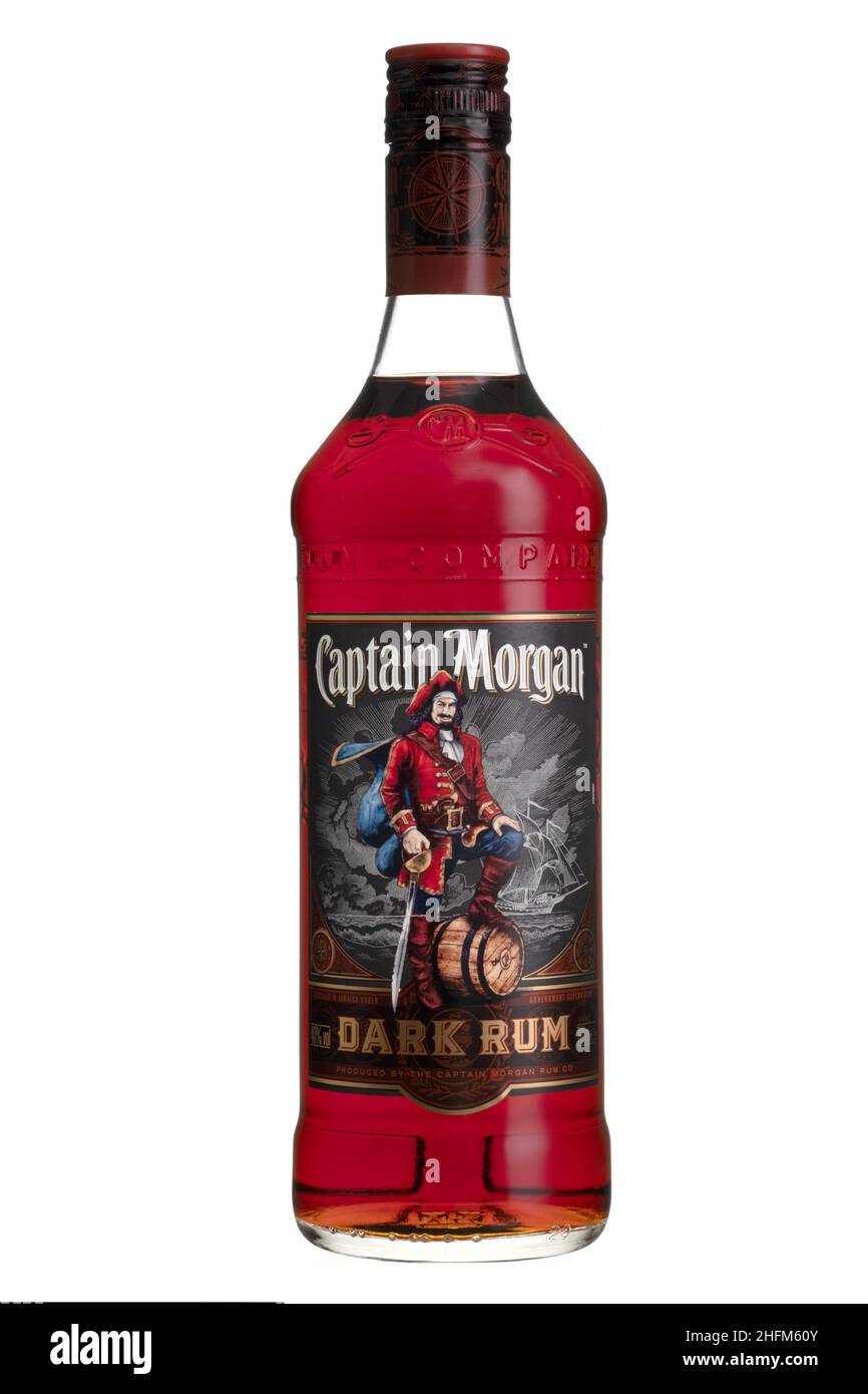 Captain morgan rum bottle hi-res stock photography and images - Alamy