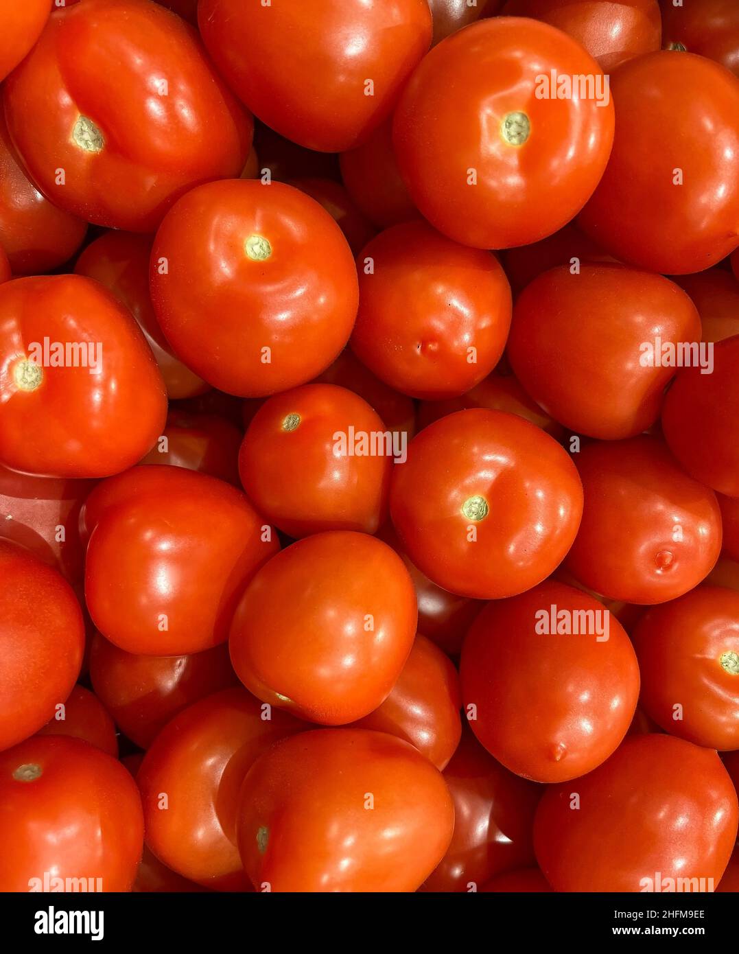 Background of fresh red tomato  Stock Photo