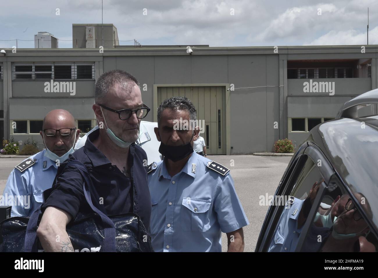 Alessandro Tocco/LaPresse June 16th, 2020 Oristano, Sardinia - Italy News Massim Carminati released from prison. The ringleader of a gang whose criminal tentacles reached into almost every department of Rome&#x2019;s City Hall was released today. Stock Photo