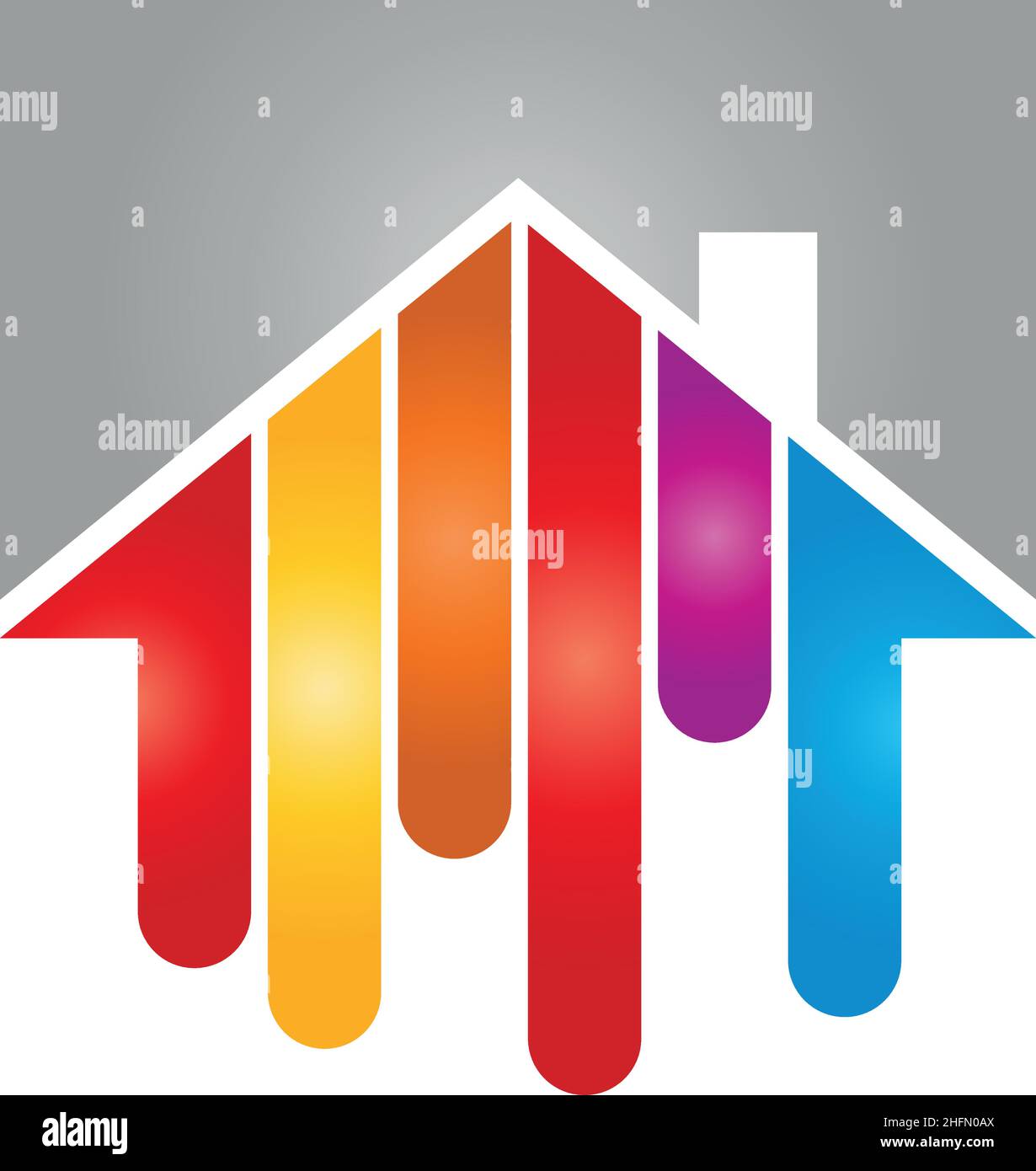 Painter Logo, Printing Shop, Painter Logo, Nursery, Background Stock