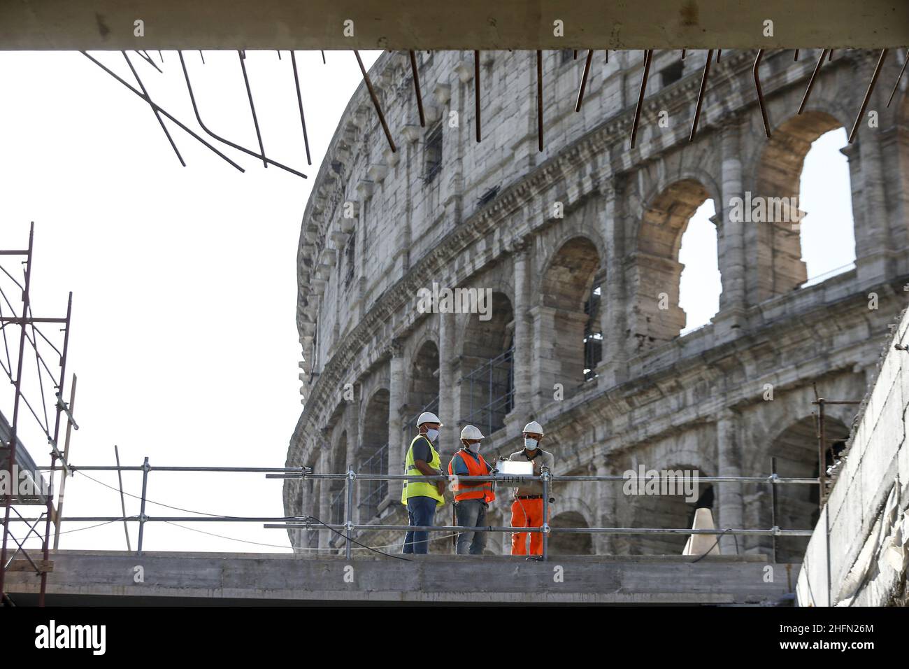 Cecilia Fabiano/LaPresse July 23 , 2020 Rome (Italy) News Visit to the ...