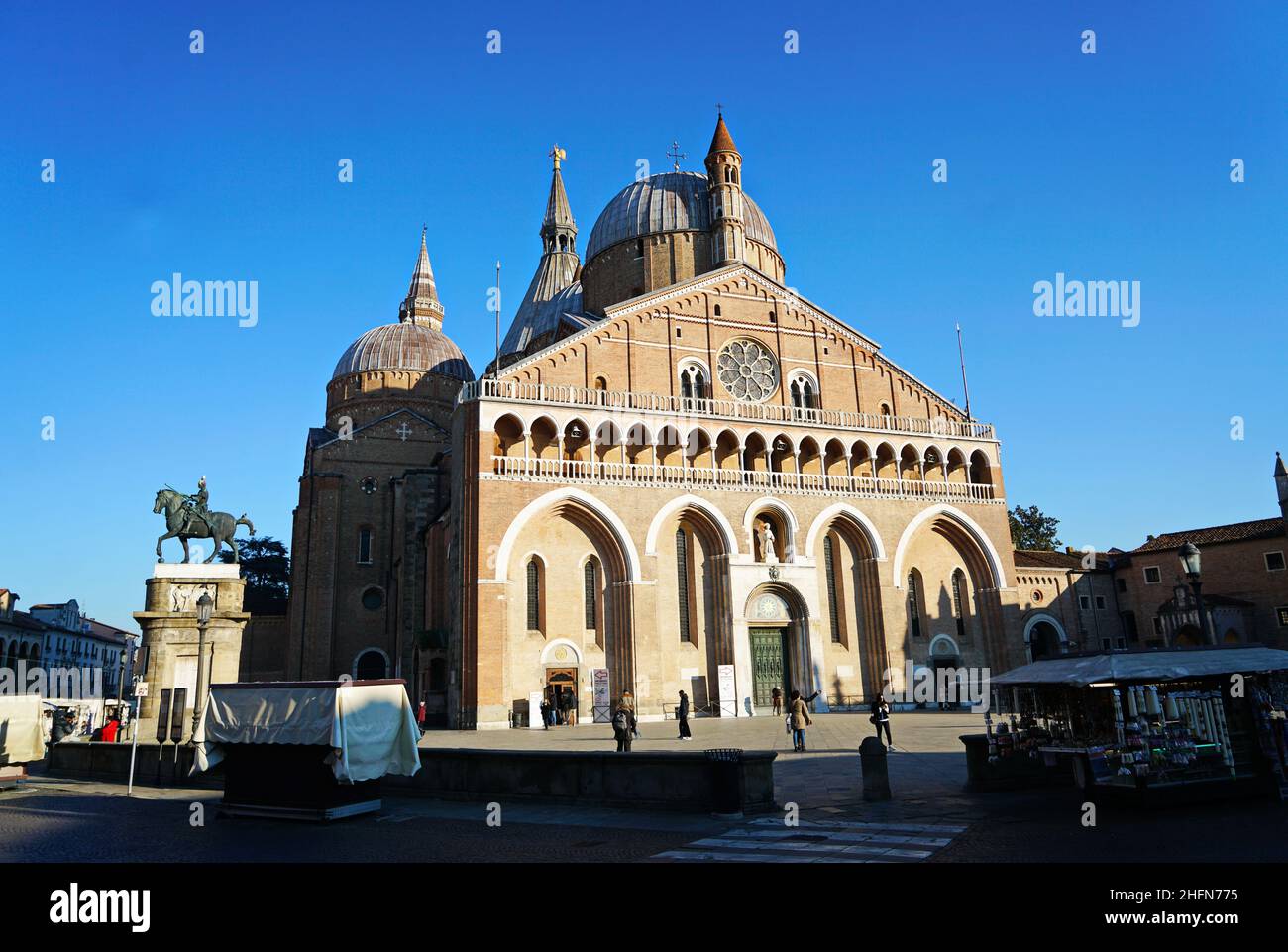 Pontifical Basilica of Saint Anthony of Padua (Basilica di sant'antonio di padova)  Padua, Italy - January 2022 Stock Photo