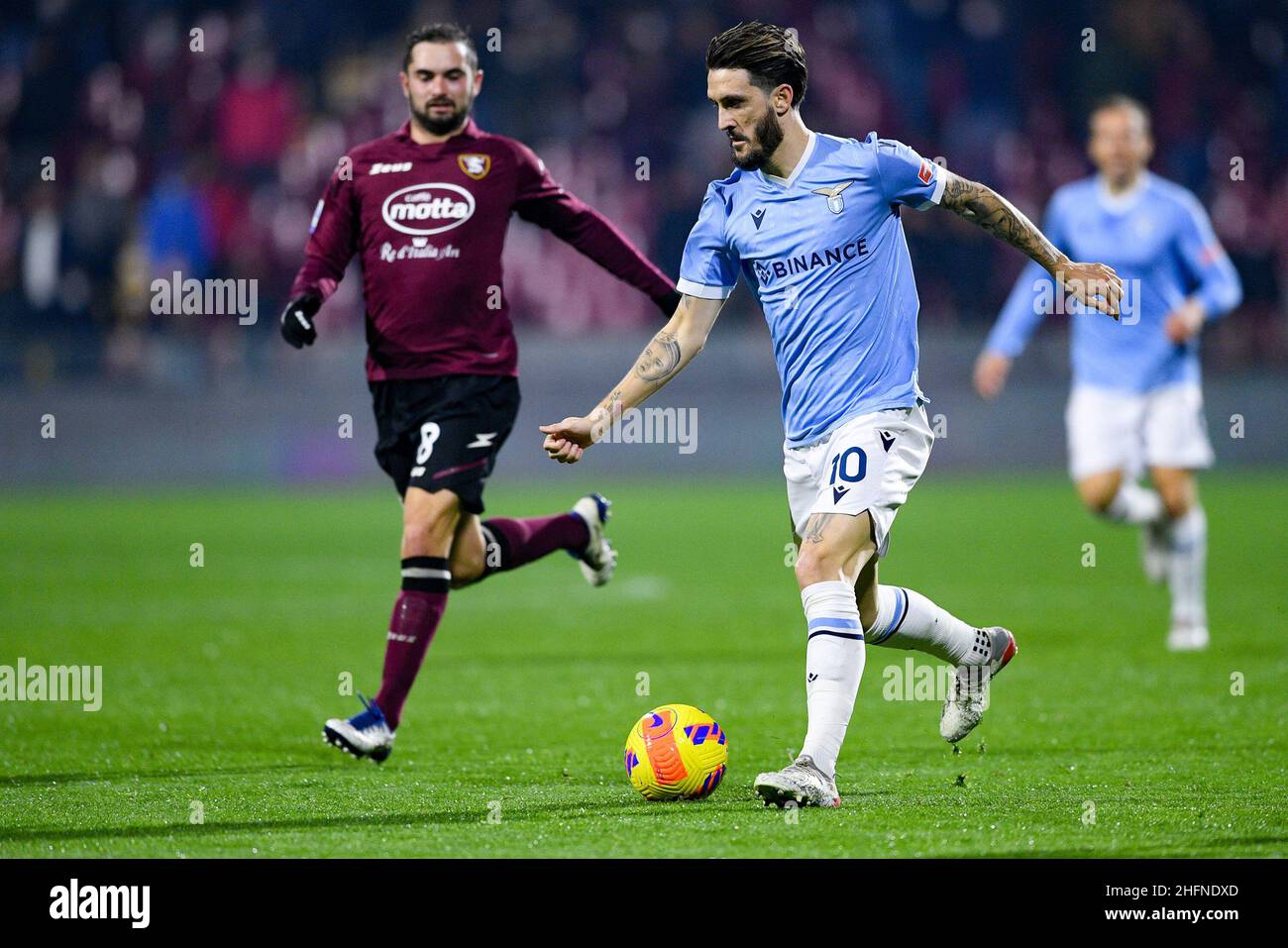 Luis Alberto of SS Lazio during the Serie A match between US Salernitana 1919 and Lazio at Stadio Arechi, Salerno, Italy on 15 January 2022. Photo by Stock Photo
