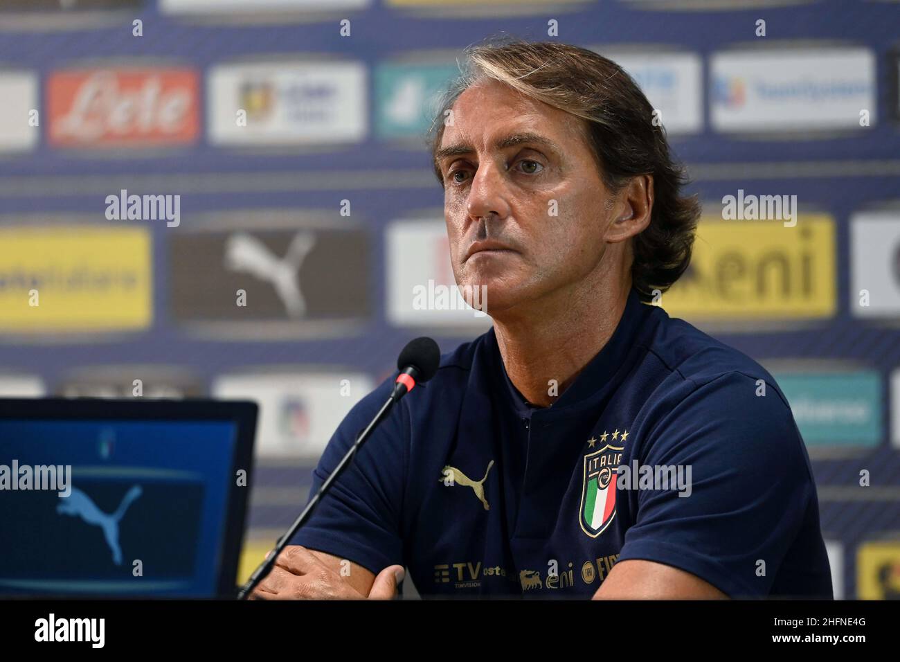 Why did Roberto Mancini leave the Italian national team previously?
