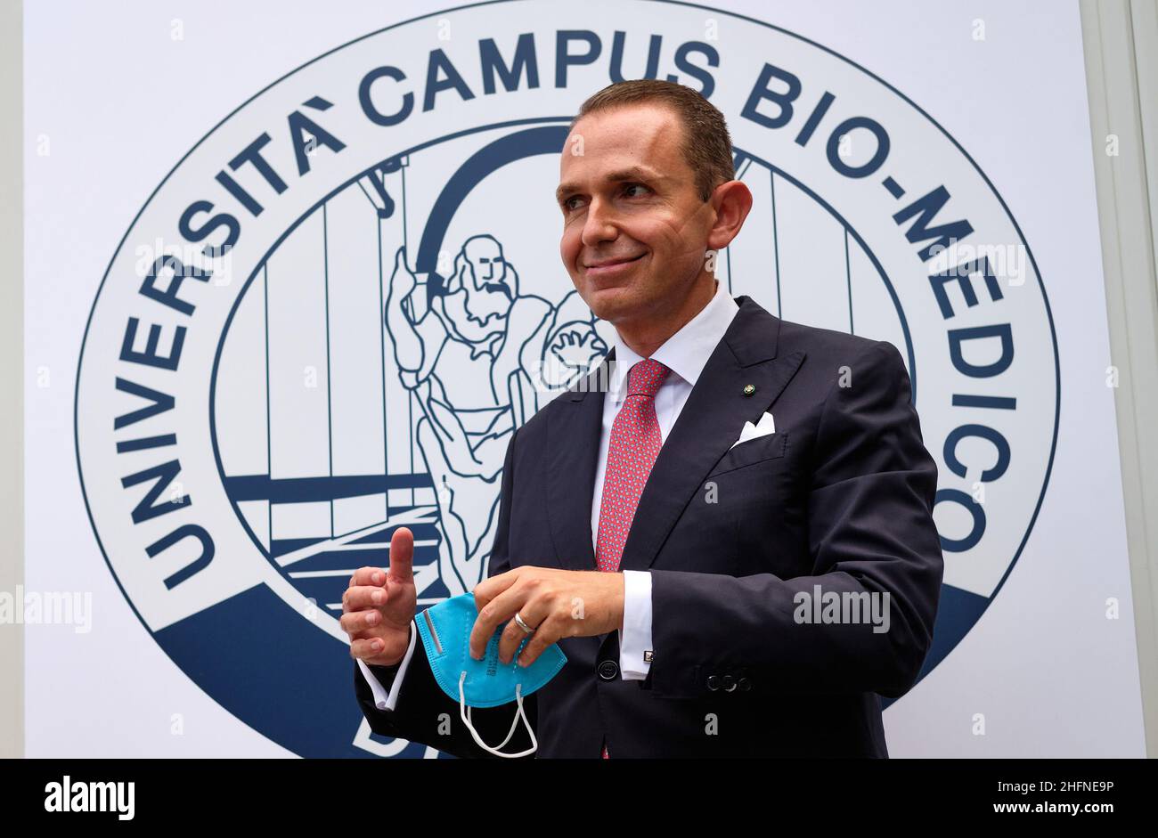 Mauro Scrobogna /LaPresse September 01, 2020&#xa0; Rome, Italy News Inauguration of the bio-medical campus emergency room In the photo: the General Director of the Campus Bio Medico University Hospital Paolo Sormani Stock Photo