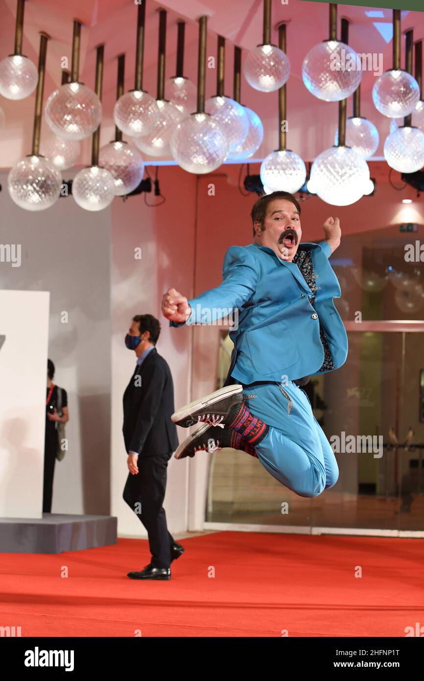 Piergiorgio Pirrone - LaPresse 2020-09-10 Venice 77th Venice Filmfestival Run Hide Fight red carpet in the photo: Joel Michaely Stock Photo