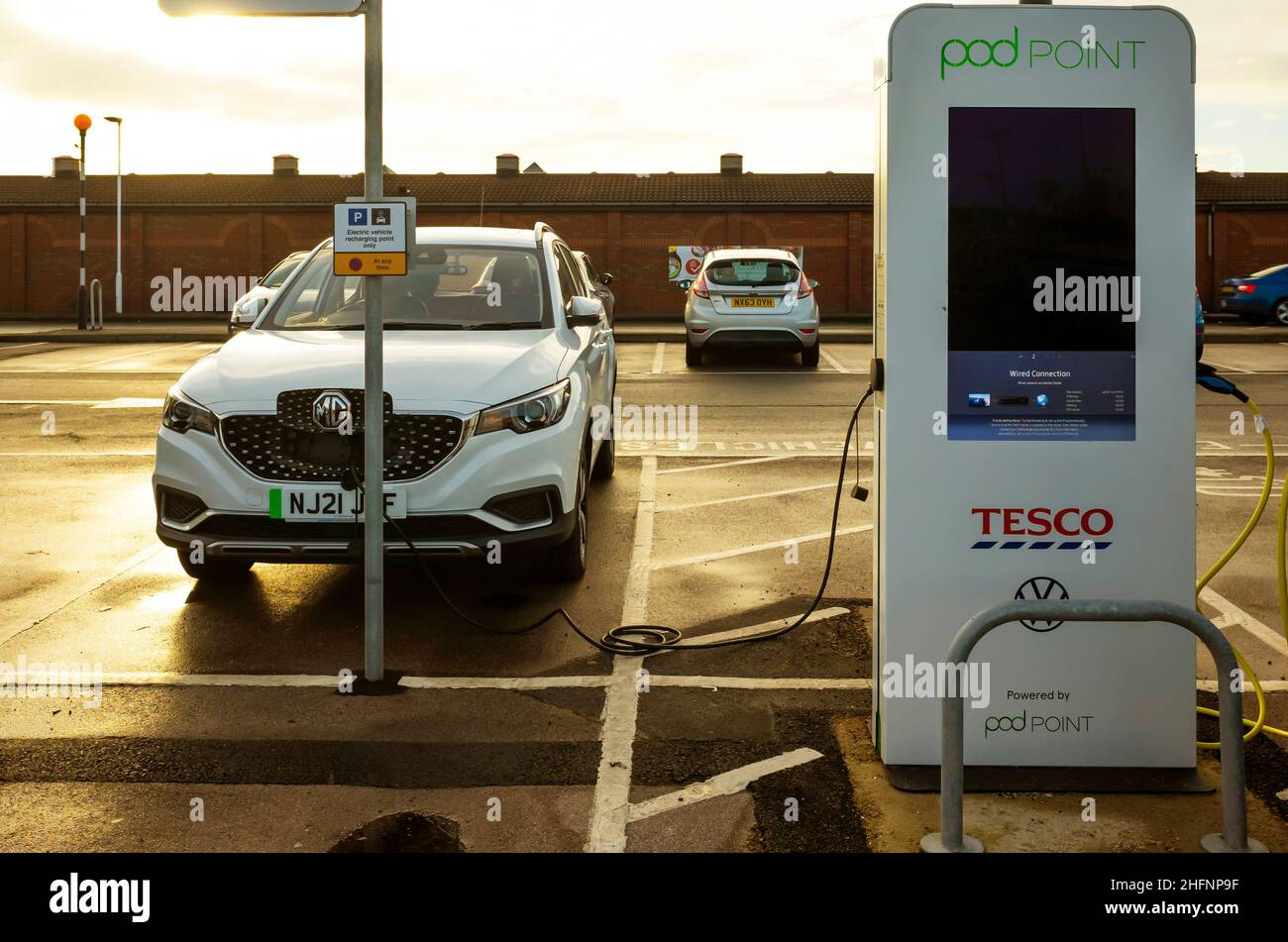 Tesco sign van hires stock photography and images Alamy