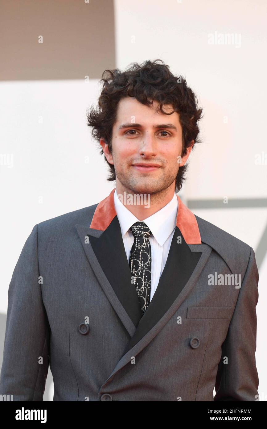 Piergiorgio Pirrone - LaPresse 2020-09-12 Venice 77th Venice Filmfestival Closing ceremony red carpet in the photo: Dario Yazbek Bernal Stock Photo