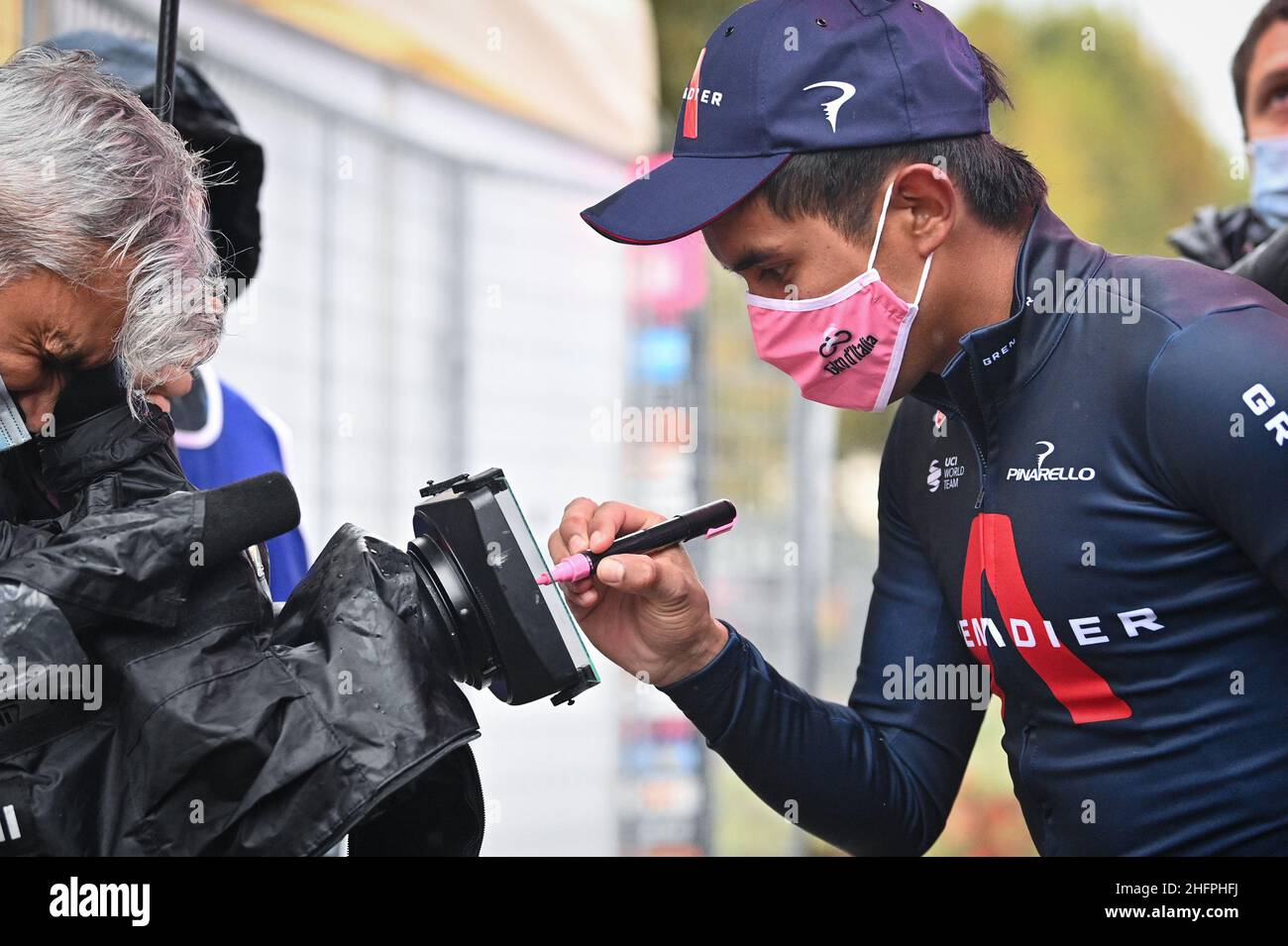 Massimo Paolone/LaPresse October 15, 2020 Italy Sport Cycling Giro d'Italia  2020 - 103th edition - Stage 12 - from Cesenatico to Cesenatico In the pic:  Jhonatan Manuel Narvaez (Team Ineos Grenadiers Stock Photo - Alamy
