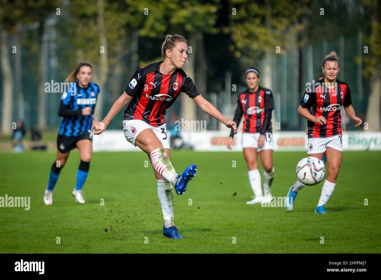 Francesca Vitale (AC Milan) during AC Milan vs ACF Fiorentina femminile,  Italian football Serie A Women mat - Photo .LiveMedia/Francesco Scaccianoce  Stock Photo - Alamy