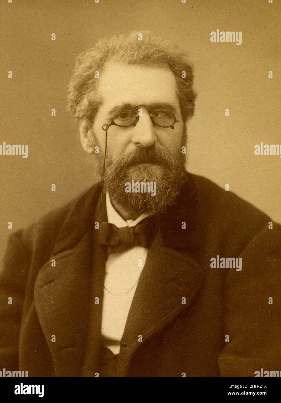 Portrait de Edouard Grimaux 1835-1900 chimiste et pharmacien franais. Stock Photo