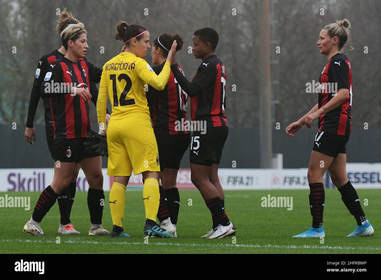 Gian Mattia D'Alberto - LaPresse 2020-11-15 Milan Serie A Timvision AC Milan- AS Roma female in the photo: Stock Photo