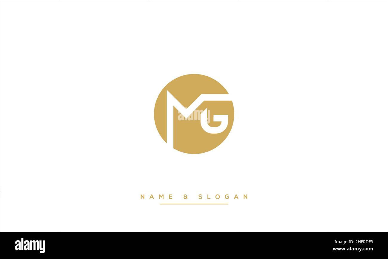 GM or MG Monogram Initial Logo  Initials logo, ? logo, Monogram initials