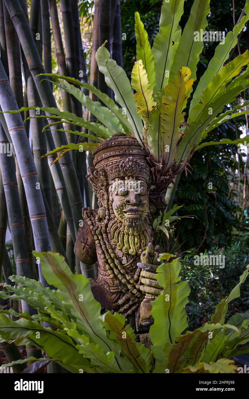 Marie Selby Botanical Gardens sculpture, Sarasota, Florida, USA US Stock Photo