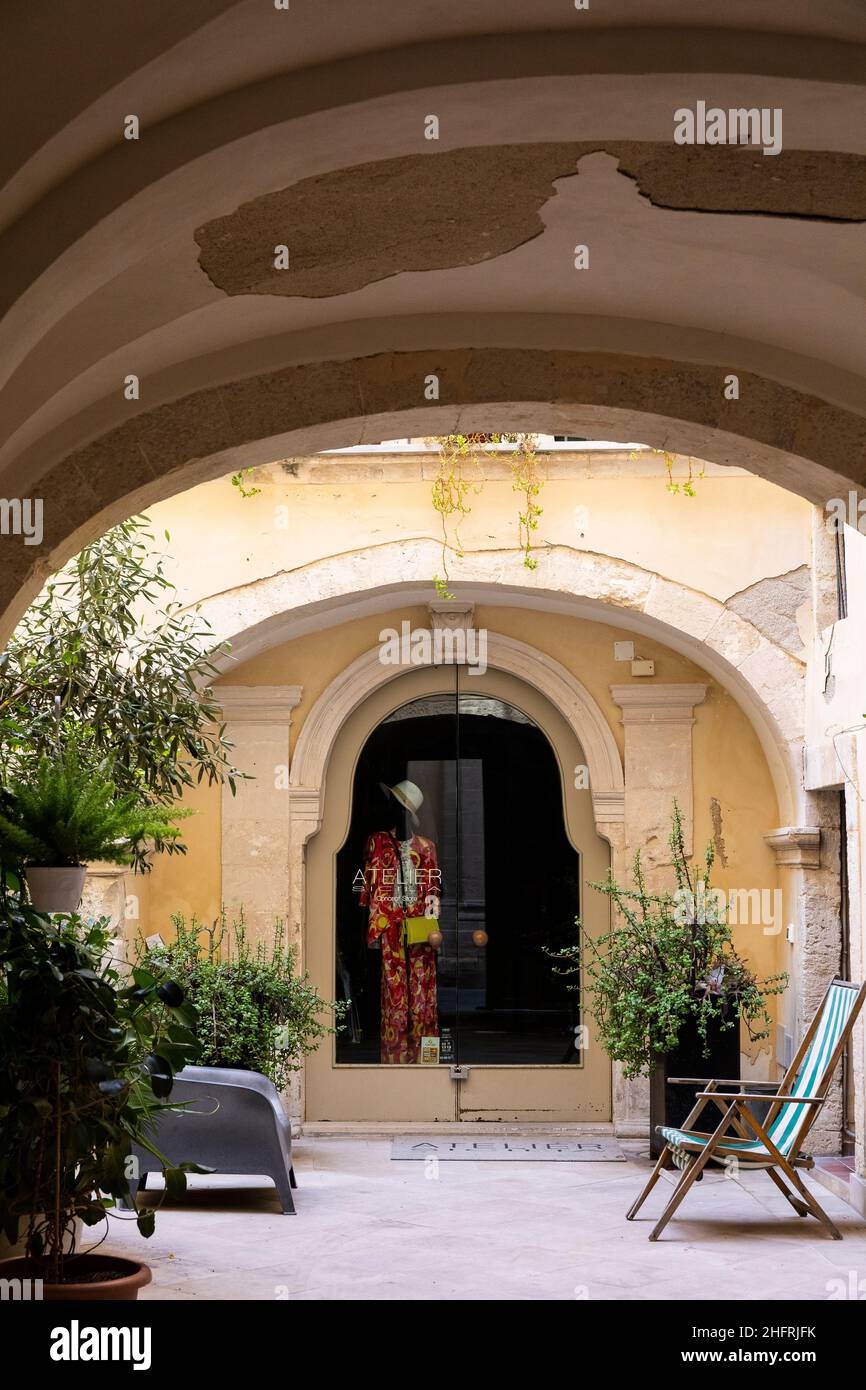 Ortigia, Syracuse, Sicily Stock Photo