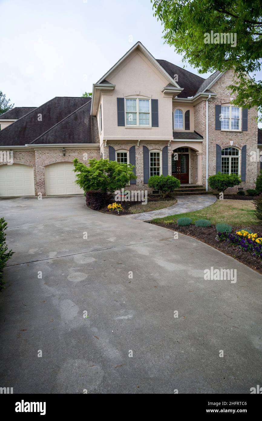 Showcase Home Exterior, South Carolina, USA  2013 Stock Photo