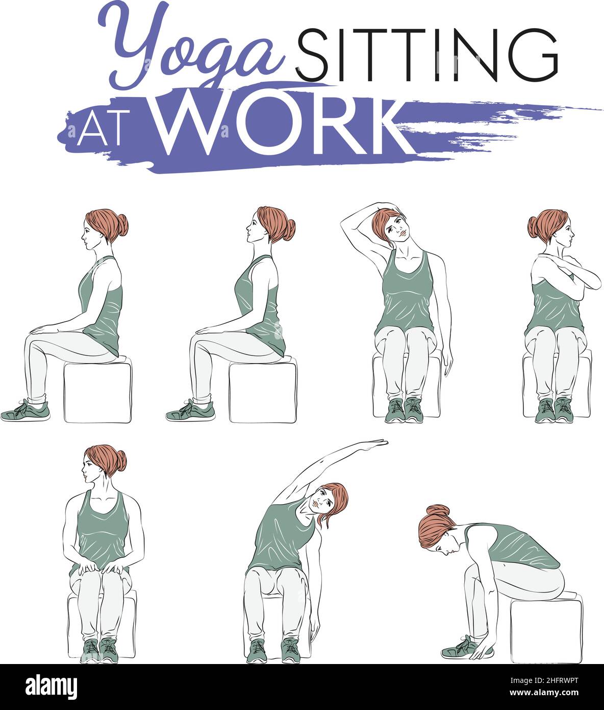 8 Yoga Poses To Undo The Damage Of Desk Sitting | Gym+Coffee IE