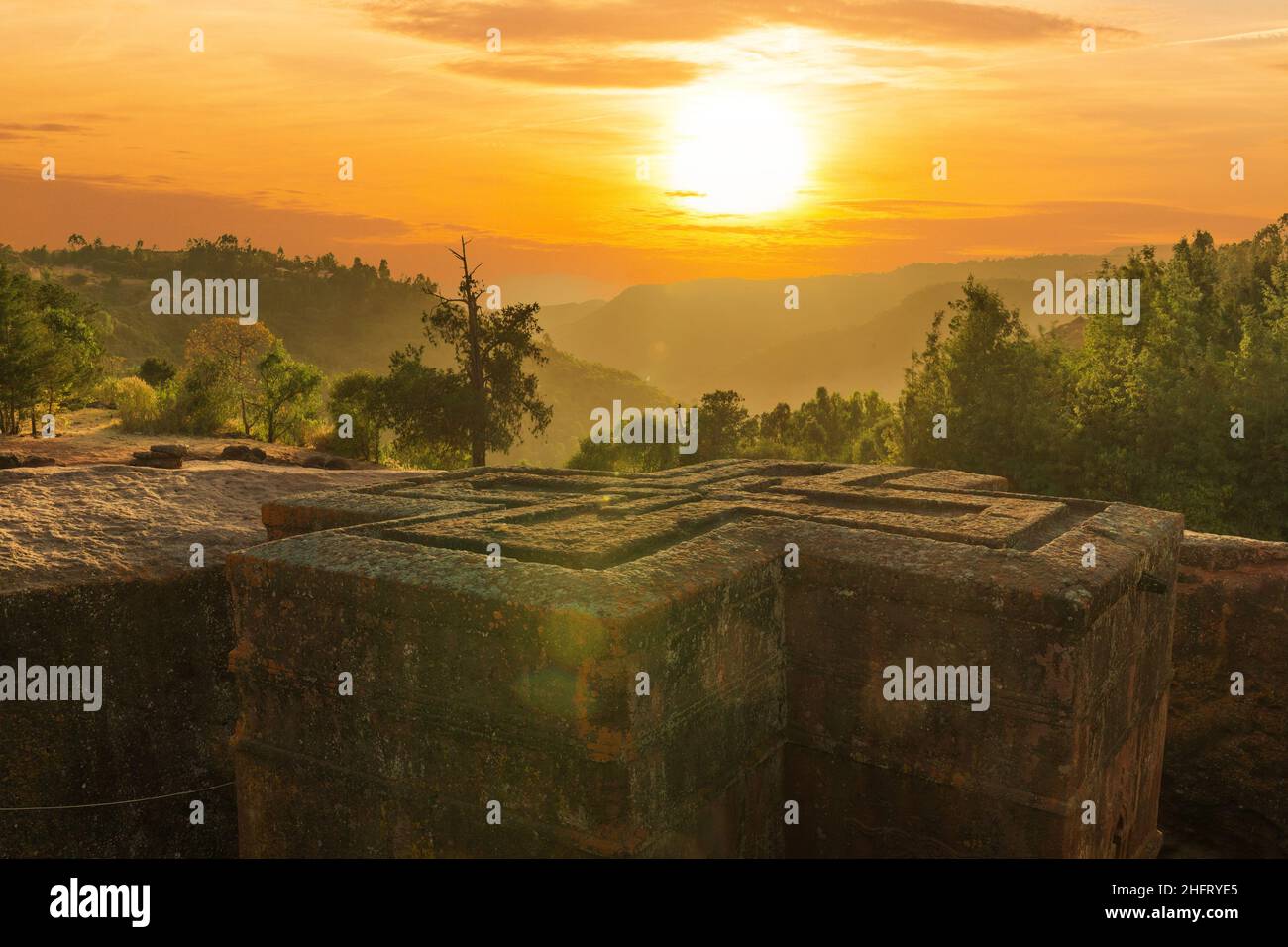 Church of St. George in Lalibela, Ethiopia Stock Photo