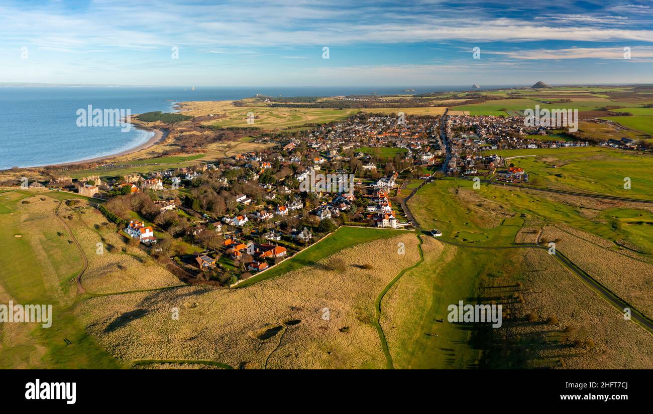 Aerial view of gullane village hires stock photography and images Alamy