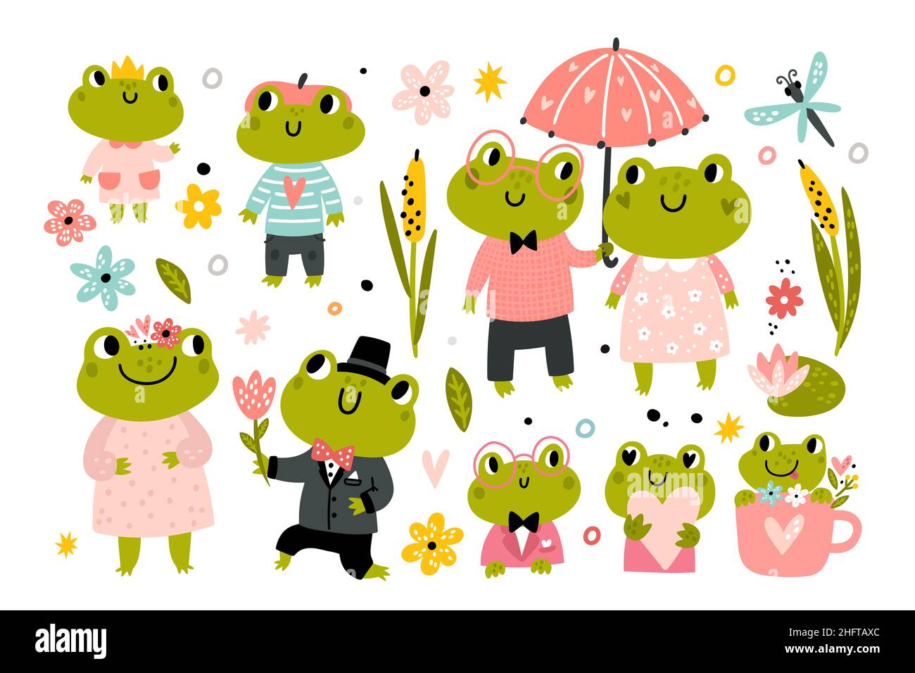 Frog characters Stock Vector Images Alamy