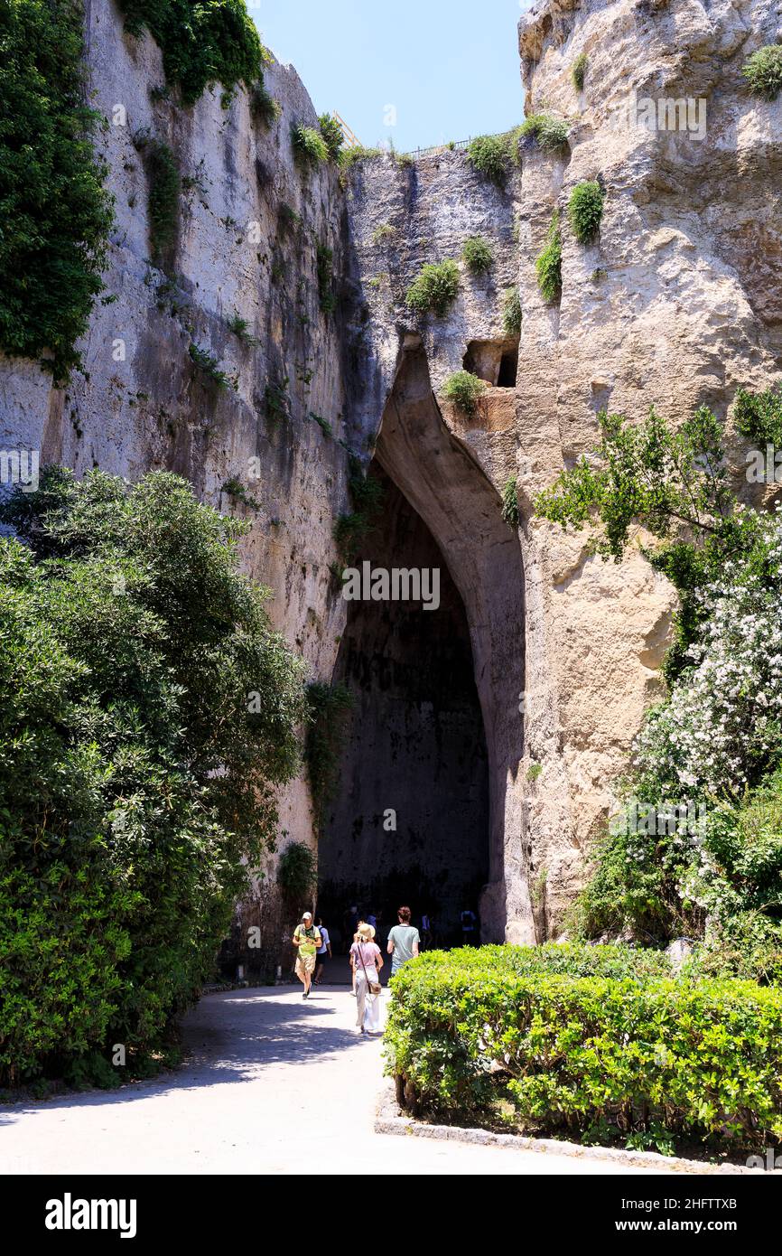 Ear of Dionysius, Syracuse, Sicily, Italy Stock Photo Alamy