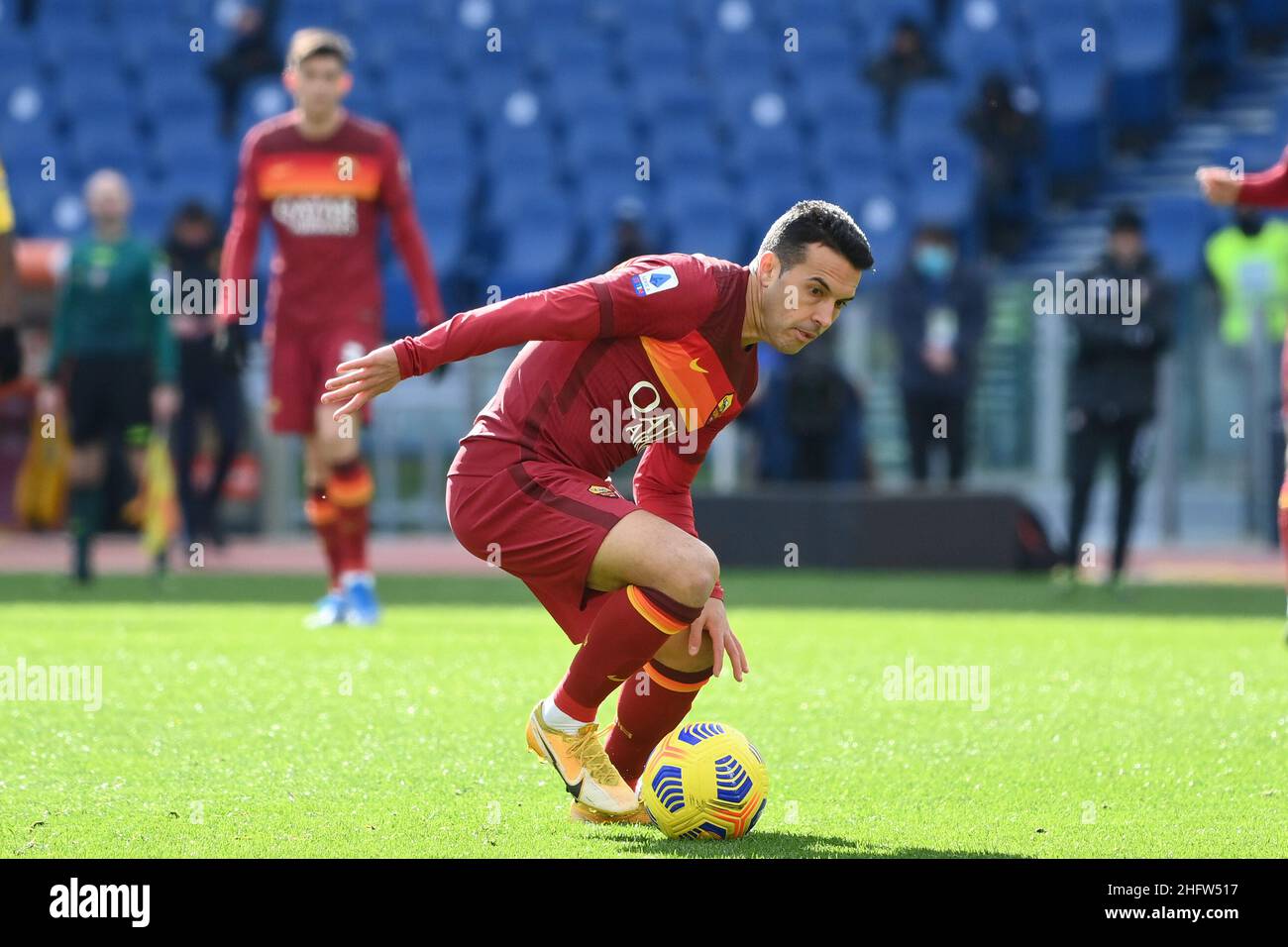 Pedro Rodriguez As Roma Alfredo Falcone - LaPresse 14/02/2021 Roma (Italy) Sport Soccer Roma ...