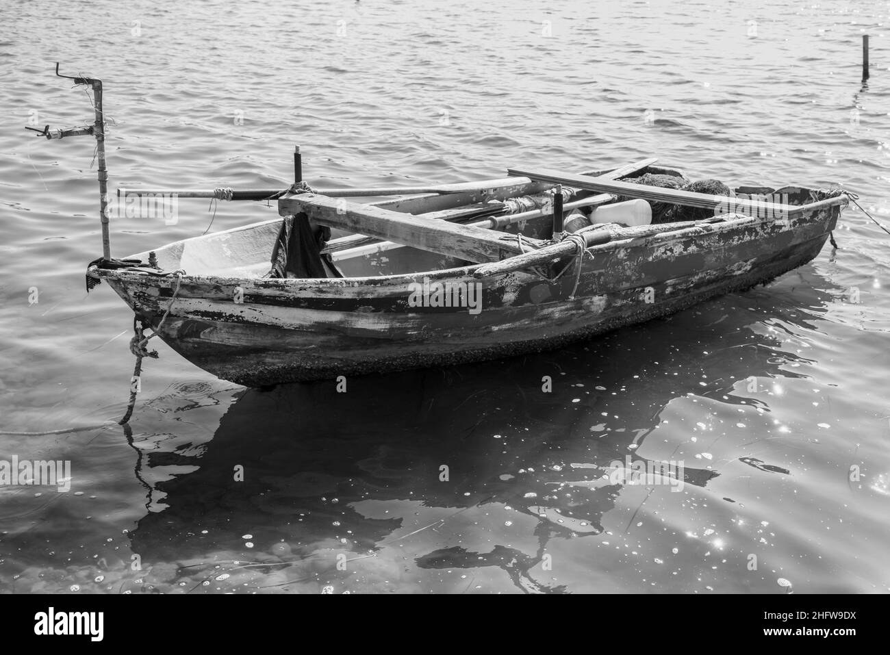 Fisher boat Black and White Stock Photos & Images - Alamy