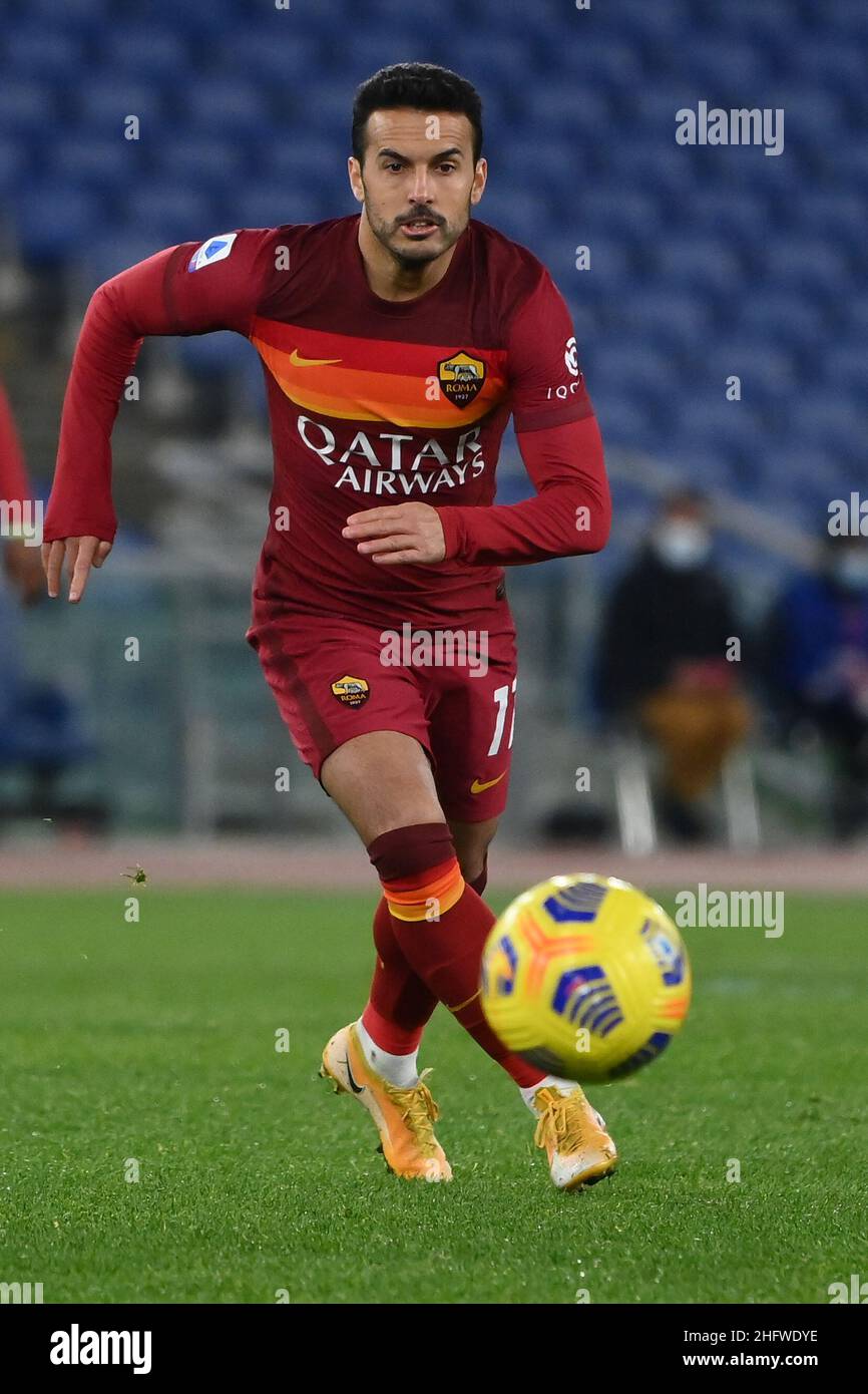 Pedro Rodriguez As Roma Alfredo Falcone - LaPresse 28/02/2021 Roma (Italy) Sport Soccer Roma ...