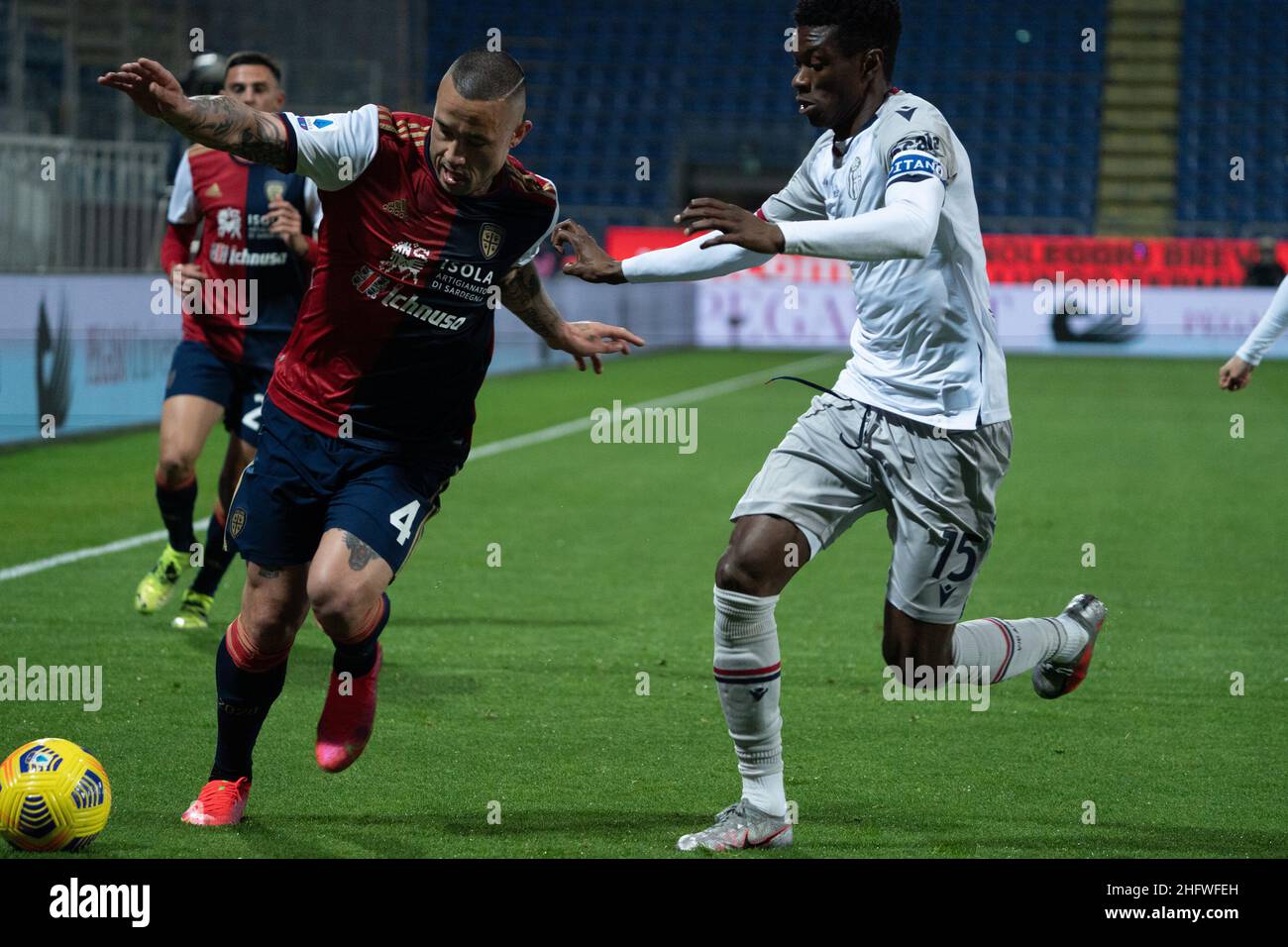 LaPresse/Alessandro Tocco March 03, 2021 Cagliari (Italy) Sport Soccer