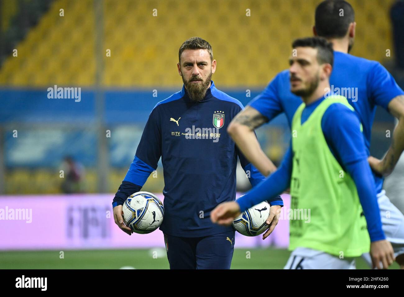 Massimo Paolone/LaPresse March 25, 2021 Parma, Italy sport soccer Italy vs  Northern Ireland - European Qualifiers Fifa World Cup Qatar 2022 - Ennio  Tardini stadium In the pic: Daniele De Rossi (Italia)