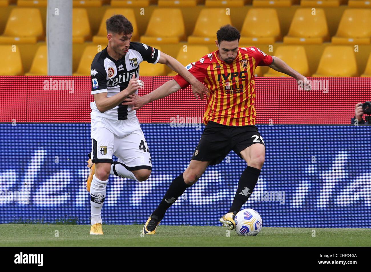 Alessandro Garofalo/LaPresse April 03, 2021 Benevento, Italy sport soccer  Benevento vs Parma - Italian Football Championship